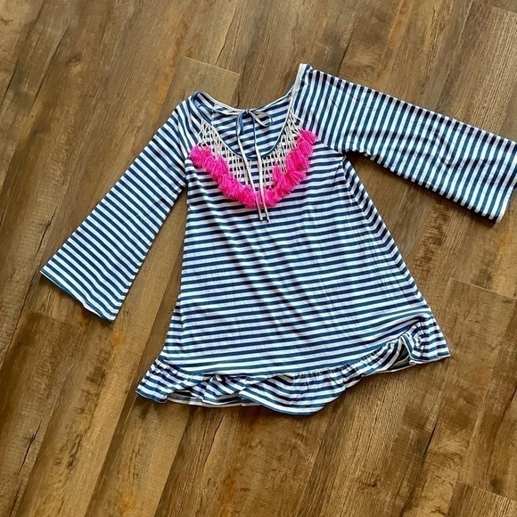 𝅺PHILOSOPHY Stripe Tassel Dress - Picture 6 of 10